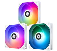 TL-C12CW-S X3 CPU Fan 120 mm White ARGB Case Cooler Fan,4pin PWM Silent Computer Fan With S-FDB Bearing Included,up to 1550RPM cooling fan (3 quantities)