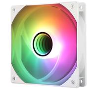 TL-C12W-S V3 120mm ARGB CPU Fan with 1500RPM Speed,White,4 Pin PWM Silent Fan for S-FDB Bearing,with ARGB Mirror Effect