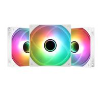 TL-C12W-S V3 ARGB CPU Fan with 1500RPM Speed 4 Pin Silent PWM PC Fan with ARGB Mirror Effect (3 Fans)