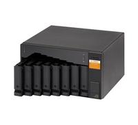 QNAP TL-D800S Boîtier de disques de stockage Boîtier disque dur/SSD Noir, Gris 2.5/3.5"