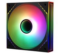 TL-M12-S ARGB 120mm CPU Fan with 1500RPM Speed Black Silent 4 Pin for S-FDB Bearing with ARGB Light Effect