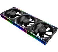 TL-M12QR X3 CPU Fan,120 mm,PWM Connection,Quiet,with S-FDB Bearing,ARGB Mirror Effect,Quiet,Black (TL-M12QR X3)