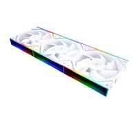 TL-M12QW X3 VENTO CPU Case 120mm Case,PWM Connector Silent Corrending Computer with S-FDB bearing,PC fan with Argb mirror light effect,low noise,white
