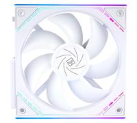 TL-M12QWCPU 120mm Fan PWM Connection Silent Computer Cooling with S-FDB Bearing ARGB Mirror Effect PC Fan Low Noise White