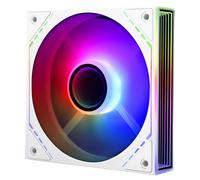 TL-M12W-S Ventilateur de processeur, 120 mm, connecteur PWM ARGB, 4 broches, silencieux, avec roulement S-FDB, de bureau, effet miroir ARGB des deux côtés (TL-M12W-S)