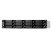 QNAP TL-R1200C-RP Boîtier de disques de stockage Boîtier disque dur/SSD Noir, Gris 2.5/3.5"