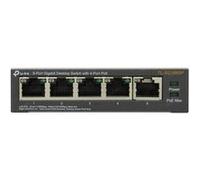 TP-Link TL-SG1005P Non-géré Gigabit Ethernet (10/100/1000) Connexion Ethernet, supportant l'alimentation via ce port (PoE) Noir