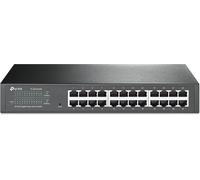 Tl-Sg1024De 24-Port Desktop Gigabit Easy-Smart Ethernet Switch,Steel Case,13 Inch Rack-Mount ,Black