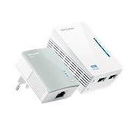 TL-WPA4220KIT AV500 WiFi Powerline Extender - Starter Kit - kit d'adaptation pour courant porteur HomePlug AV (HPAV) - Branchement mural
