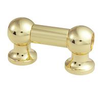 TL12D25-BR COQUILLE TUBE 25MM DOREE DOUBLE TIRANT (X1)