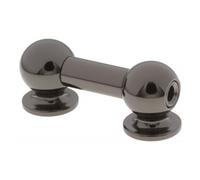 TL13D38-Bk Coquille Tube 38mm Noir Double Tirant X1