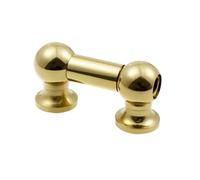 TL1D25-BR COQUILLE TUBE 25MM DOREE DOUBLE TIRANT (X1)