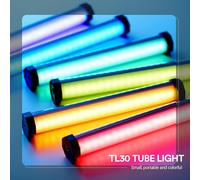Tl30 Tube Lumineux Rgb, Cri 97+ Tlci 99+ Photographie Lumière Led, Trois Modes Rvb, Cct, Hsi Permettent D'Obtenir Jusqu'À 36000+ Couleurs Pour Tournage, Réalisation De Films, Vidéo[Z4961]