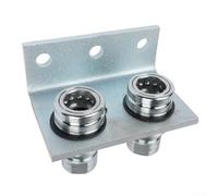 TL39-B Ensemble d'accouplement hydraulique à dégagement rapide 1,27 cm NPT Double support de verrouillage Push-Pull Manchon de verrouillage Joint métallique Connecteur étanche pour construction