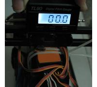 TL90 Angle-mètre horizontal numérique avec écran LCD, inclinomètre gyroscopique pour alignement d'hélicoptère - Mesure ± 90° à 0,°,