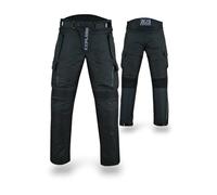 TLA EXPLORA Pantalon Moto avec Protections à 2 Couches, 4 Saisons, Doublure Amovible, imperméable, Homme et Femme