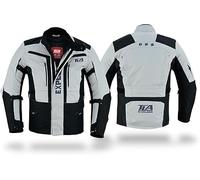 TLA EXPLORA Veste Moto, 2 Couches, Protections, imperméable. Tailles S-7XL | Rembourrage amovible, respirant, tailles jusqu'à 7XL unisexe pour homme et femme, veste moto enduro, quad, ATV, motoneige.