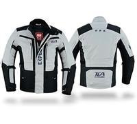 TLA EXPLORA Veste Moto avec protections à 2 Couches, 4 Saisons, doublure amovible, imperméable, respirante. Tailles S à 6XL Homme et Femme, Blouson Moto Enduro, Adventure, Motoneige, Quad, ATV.