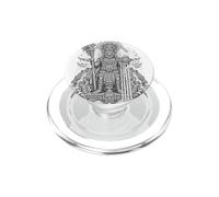Tlaloc Aztec Rain God Sacred Storm Temple Mythe Line Art PopSockets PopGrip pour MagSafe
