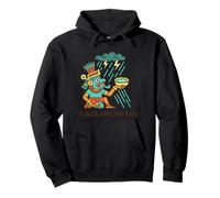 Tlaloc et la Pluie Aztec Storm God Mésoaméricain Myth Design Sweat à Capuche
