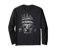 Tlaloc Face, Dieu aztèque Manche Longue