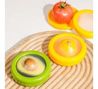 Tlarsun Fresh Stretch Pod pour avocat, oignon, citron, tomate, conservateur et conservation réutilisable pour avocat, boîte de rangement pour fruits et légumes