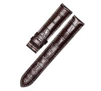 TLCBAZCF Bracelet de montre en cuir de remplacement compatible avec Tissot T41 T006 PRC200 1853, 19 mm, 20 mm, 21 mm, 22 mm(Brown no clasp,19mm)
