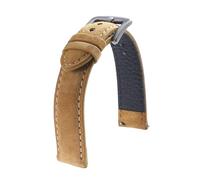 TLCBAZCF Bracelet de montre en daim, bracelet en cuir à dégagement rapide, 18mm, 19mm, 20mm, 22mm, avec boucle en acier inoxydable, Compatible avec les hommes(Tan,19mm)