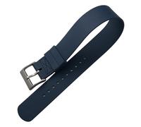 TLCBAZCF Bracelet de montre FKM Fluororubber Compatible avec Omega Compatible avec Seamaster 300 AT150 Compatible avec bracelet de montre Longines(Blue,21mm)