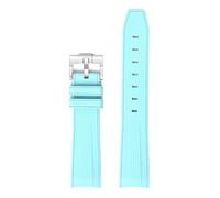 TLCBAZCF Bracelet de plongée en caoutchouc TPU avec extrémité incurvée - 20 mm - Compatible avec Omega X Swatch Joint MoonSwatch - Pour homme et femme - Compatible avec Rolex Watch, 20mm, Acétate, Pas