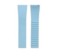 TLCBAZCF Bracelet de rechange en silicone compatible avec Velatura SRH006/SRH013/SPC007 | Bracelet sport 26 mm avec boucle en acier inoxydable(Sky blue No buckle,19mm)