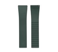 TLCBAZCF Bracelet de rechange en silicone compatible avec Velatura SRH006/SRH013/SPC007 | Bracelet sport 26 mm avec boucle en acier inoxydable(Green Silver buckle,21mm)