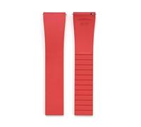 TLCBAZCF Bracelet de rechange en silicone compatible avec Velatura SRH006/SRH013/SPC007 | Bracelet sport 26 mm avec boucle en acier inoxydable(Red No buckle,19mm)