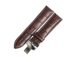 TLCBAZCF Bracelets compatibles avec MIDO BARONCELLI M8600/M010408A M8690 M8605/M8607 : bracelet en cuir de veau, bracelet en cuir de vachette(Style 9,22mm)