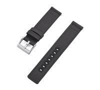 TLCBAZCF Compatible avec les bracelets de montre en toile de nylon 20 mm 22 mm - Bandes de montre en toile - Libération rapide - Ajustement parfait - Fin plat - Universel, 22mm, Acétate, Sans pierres