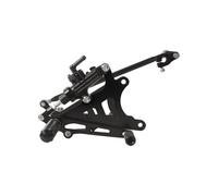 TLCBAZCF Repose-Pieds arrière en Aluminium for Moto, Compatible avec Les Motos rétro BMW K100 K75(Black)