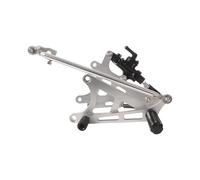 TLCBAZCF Repose-Pieds arrière en Aluminium for Moto, Compatible avec Les Motos rétro BMW K100 K75(Silver)
