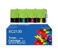 TLCGQF Cartouche De Toner Couleur De Remplacement XC2130 Pour Imprimantes Lexmark X C2130 XC2132 Compatible Avec Les Cartouches De Toner 24B6011 24B6010 24B6008 24B6009 Comprend Une Puce