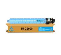 TLCGQF Cartouche De Toner Couleur Remplaçable IMC2000, Compatible Avec Les Cartouches De Toner Ricoh IM C2000 C2500 GS3020C 842311 842312 842313 842314 Fournitures De Bureau,Cyan