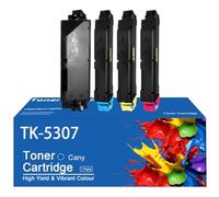 TLCGQF Cartouche De Toner Couleur TK-5307, Compatible Avec Les Imprimantes Kyocera TASKALFA 350Ci Et 351Ci TK-5305 TK-5309 Cartouche De Toner, 12 000 Pages,4 colors