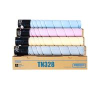 TLCGQF Cartouche De Toner Haute Capacité C360i TN328, Compatible Avec Les Copieurs Bizhub C250i, C300I Et C7130i. Remplace Les Cartouches De Toner AAV8130 Et AAV8230.,4colors