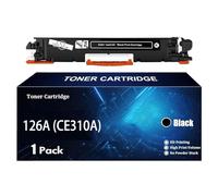 TLCGQF Cartouche De Toner Remplaçable 126A, Compatible Avec Les Cartouches De Toner HP Laserjet Pro CP1025/Cp1025nw/CP1021 CP1022 CP1023 M177fw/M176n/M175NW CE310A CE311A CE312A CE313A,Noir
