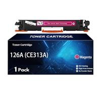 TLCGQF Cartouche De Toner Remplaçable 126A, Compatible Avec Les Cartouches De Toner HP Laserjet Pro CP1025/Cp1025nw/CP1021 CP1022 CP1023 M177fw/M176n/M175NW CE310A CE311A CE312A CE313A,Magenta