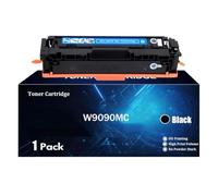 TLCGQF Cartouche De Toner Remplaçable W9090MC Pour HP Color Laserjet Managedmfp E47528f E45028dn Encre À Puce W9090MC W9091MC W9093MC W9092MC Haute Capacité,Noir