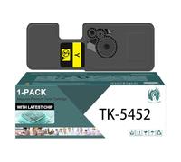 TLCGQF TK-5452K TK-5452C Cartouche De Toner Haute Capacité Pour Imprimantes Kyocera ECOSYS Ma2600cfx Ma2600cwfx Pa2600cwx Pa2600cx Cartouche D'imprimante TK-5450K TK-5450C,Jaune
