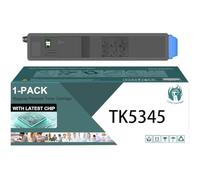 TLCGQF Unité Tambour Couleur De Remplacement TK-5347 Pour Cartouche Kyocera ECOSYS 352Ci TK-5345K Imprimante 352Ci TK-5347 Haut Rendement 17 000 Pages,Cyan