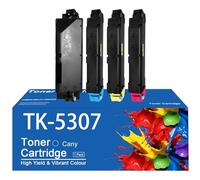 TLCGQF Unité Tambour Haute Capacité Remplaçable TK-5307 Pour Imprimante Kyocera TASKALFA 350Ci 351Ci Cartouche De Toner TK-5305 (KCMY) 12 000 Pages,4colors