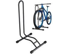 TLGREEN Support vélo sol 24-28 pouces,jusqu'à 75mm,Noir | Support de vélo pour roue arrière avec design élargi, charge max. 25 kg, adapté aux VTT,vélos de route et vélos de randonnée