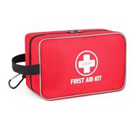 TLIEAO Kit de premiers secours, 330 pièces, étanche, compact, pour toutes les urgences, idéal pour la maison, la voiture, les voyages, le camping, la randonnée, le camion, le bureau, le sport (rouge)