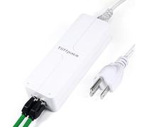 Tliffpaco Injecteur réseau PoE+ 2,5 Go, transmet les données réseau et la puissance d'alimentation, 60 W 55 V, conforme à la norme 802.3af/at/bt, Plug & Play, jusqu'à 100 m, convient pour caméra IP